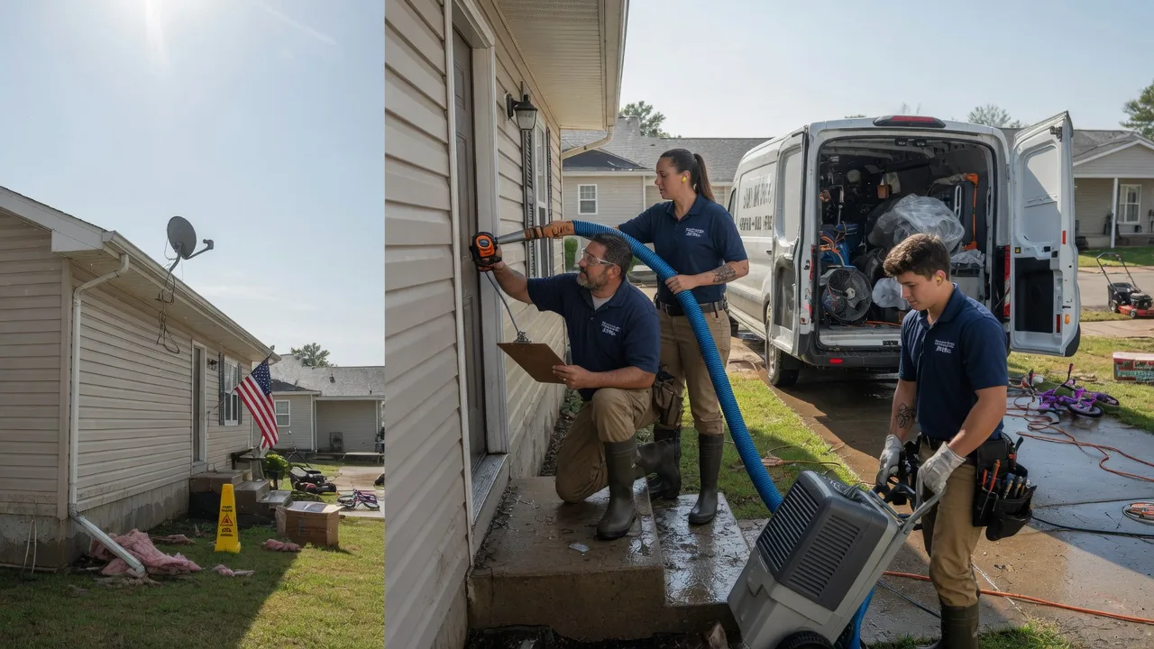 Ceiling Water Damage Restoration in Davis, SD near me